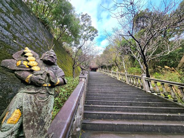 ▲內湖碧山巖,圓覺寺步道。（圖／大地處提供）