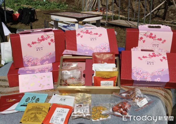 ▲草嶺石壁櫻花季即將登場，粉色花海沿著山坡與道路綻放，形成春日山城畫面。（圖／記者游瓊華翻攝）