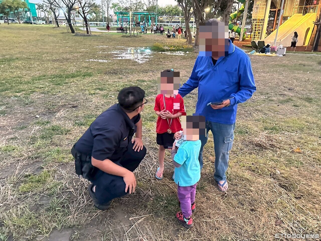 屏東5歲女童獨站公園哭泣 里港警火速牽手幫她找到阿公