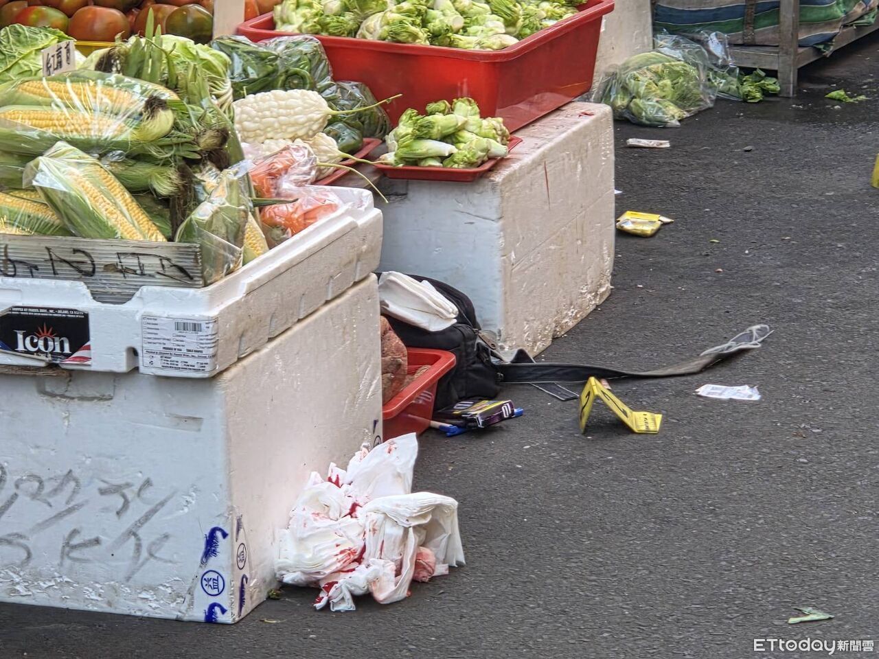 快訊/苗栗南苗市場隨機殺人!警赴現場「頭中2刀」 累計3傷搶救中