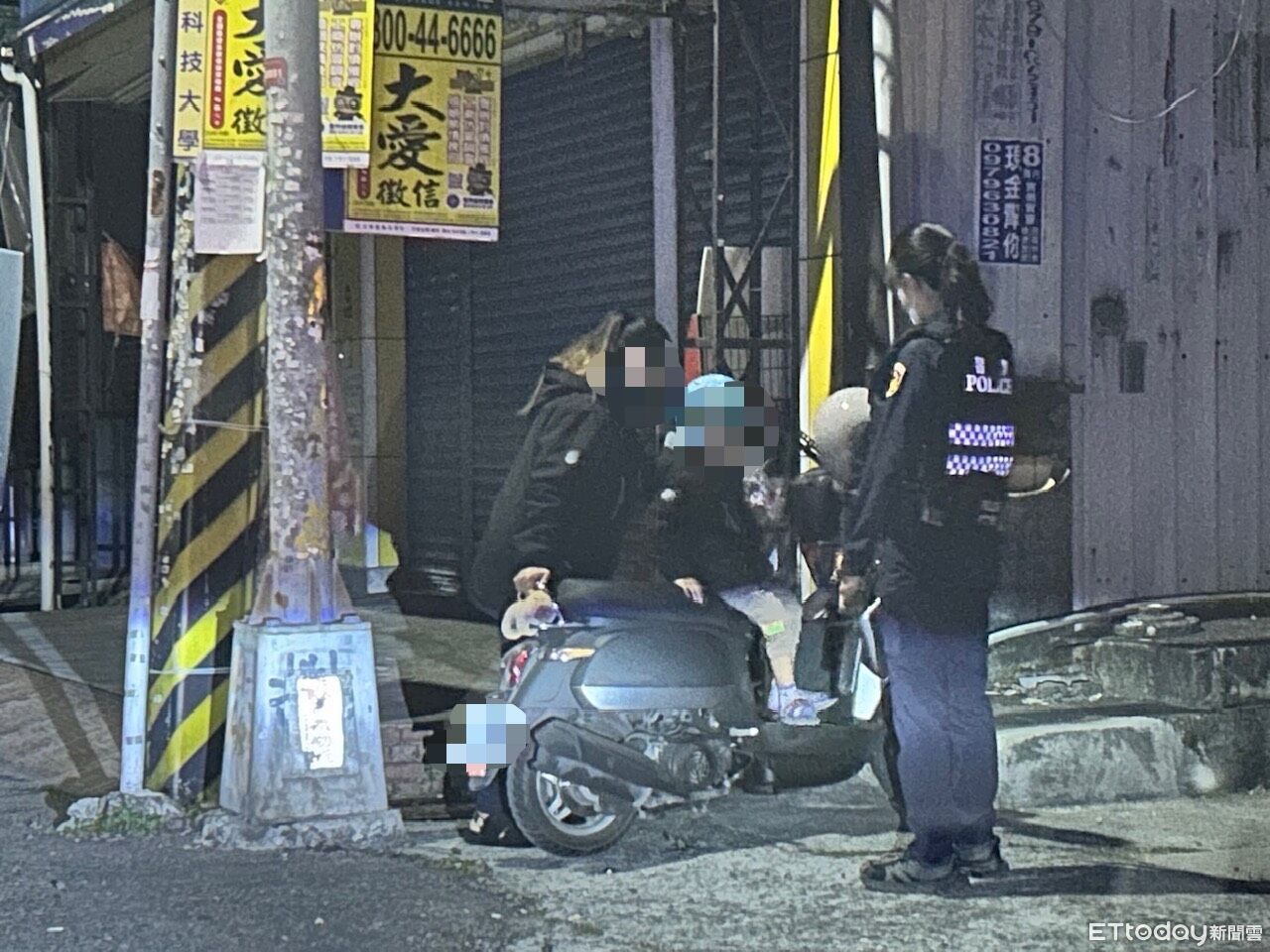 半夜刁車屏東母子受困路邊受凍 內埔暖警即時護送返家