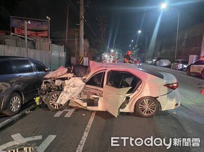 凌晨被call去載人...台中男連撞2路邊車　顱內出血搶命中