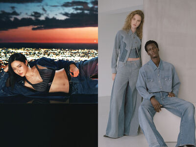 混血神顏鄺玲玲化身火辣CK女神同款揭曉！Levi’s頂級藍標打造輕量絲質丹寧