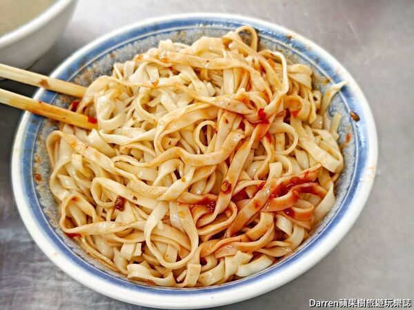 ▲▼阿姑乾麵。（圖／部落客Darren蘋果樹旅遊玩樂誌授權提供）