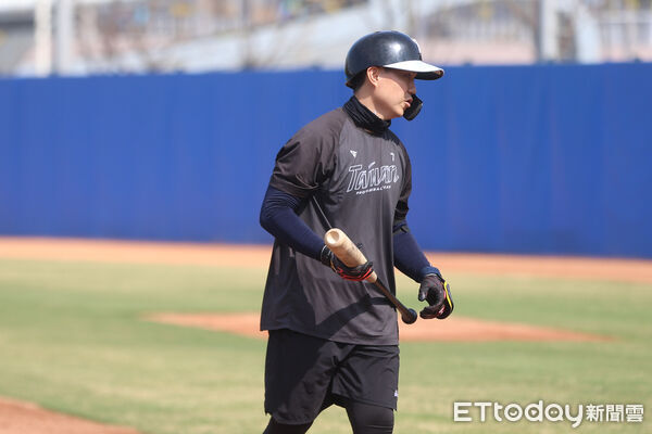 ▲江坤宇參與中華隊集訓。（圖／記者林敬旻攝）