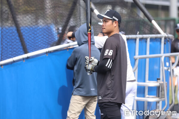 ▲宋晟睿參與中華隊集訓。（圖／記者林敬旻攝）