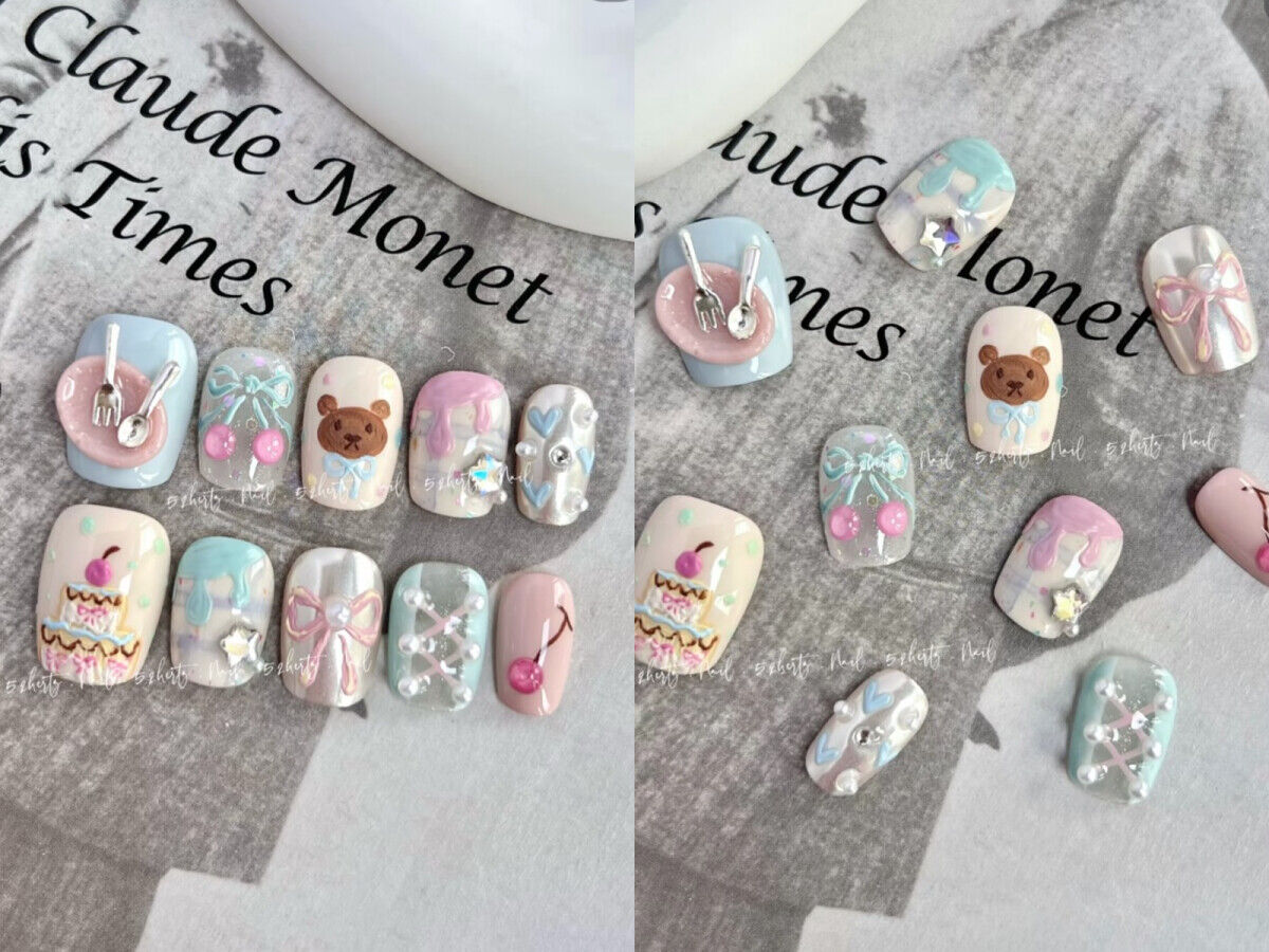 ▲生日美甲     。（圖／翻攝自IG）