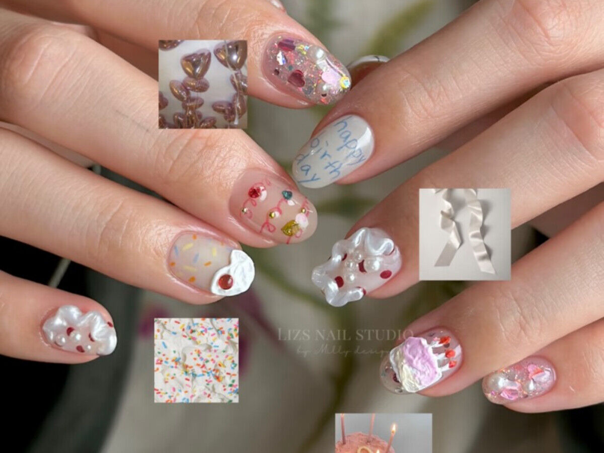 ▲生日美甲     。（圖／翻攝自IG）