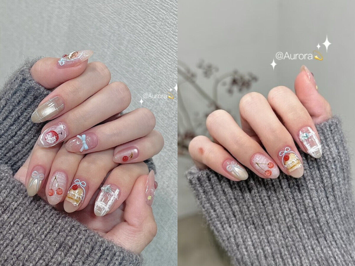 ▲生日美甲     。（圖／翻攝自IG）