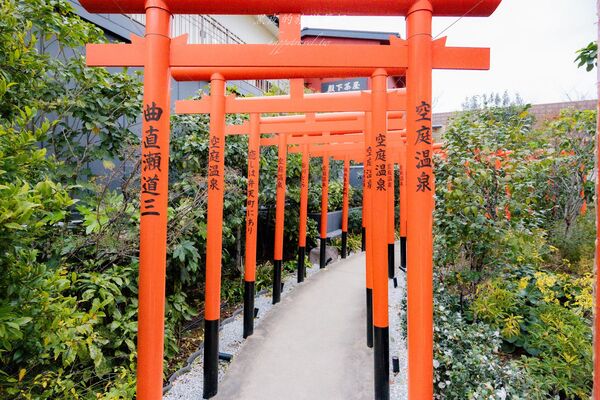 ▲▼空庭溫泉。（圖／部落客黑皮的旅遊筆記授權提供）