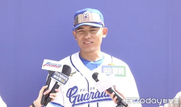 ▲富邦悍將林岱安。（圖／記者呂佳賢攝）