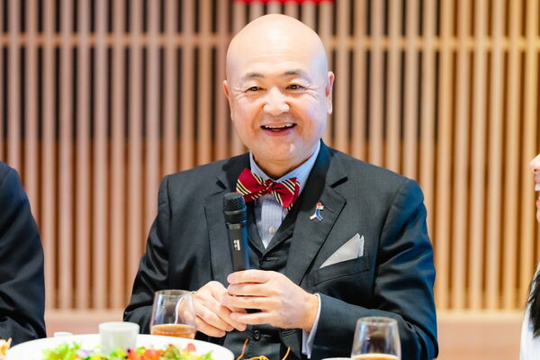 （過年留稿使用）▲▼外交部「山海珍饈迎瑞馬 團圓吉饗納新春 」，日本台灣交流協會代表片山和之。（圖／外交部提供）