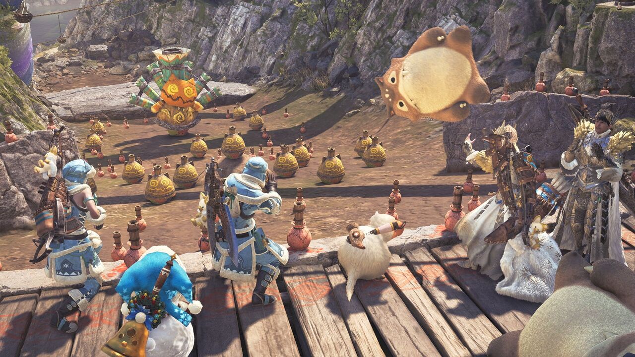 ▲▼《魔物獵人荒野》滾滾木桶加入連續挑戰功能。（圖／翻攝自X／@MH_Wilds）