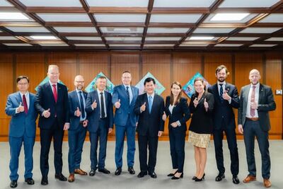 台灣極具戰略價值！林佳龍會晤歐洲7國國會議員　交流台歐經濟合作