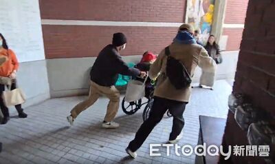 搶人畫面曝!身價8億人瑞與看護結婚 子孫10人衝醫院帶走他