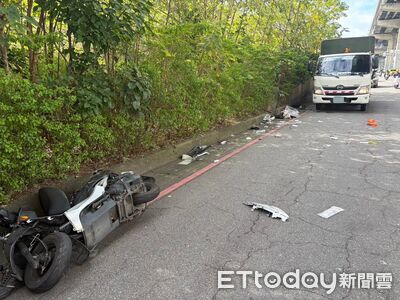快訊／新北男騎士撞環保車當場身亡　2清潔員遭波及受傷倒地