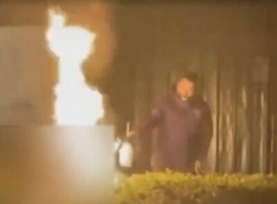 陸男自製噴火器燒小王　事後淡定抽菸等警察