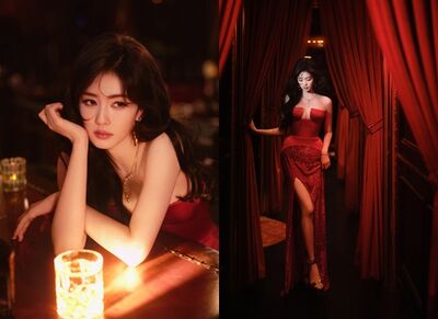 微博之夜／白鹿「胸前大開洞」罕見辣露半球！　開高衩露雪白美腿