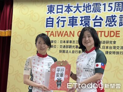 日本單車團3月來台環島9天　感謝311大地震援助