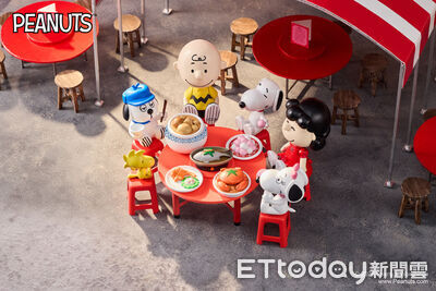 75年史努比首度化身「台味辦桌公仔」2／5開賣　可愛模樣曝