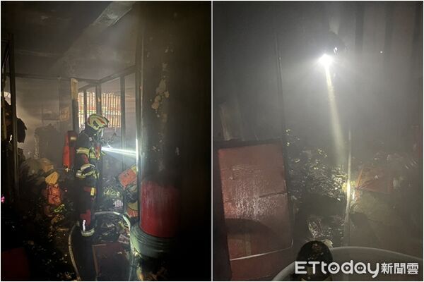 ▲▼雲林縣北港鎮武德宮清晨火警。（圖／記者游瓊華翻攝）