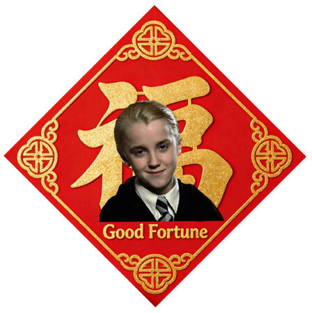 ▲▼《哈利波特》馬份變馬年吉祥物！陸網瘋貼「馬爾福春聯」。（圖／翻攝自IG）