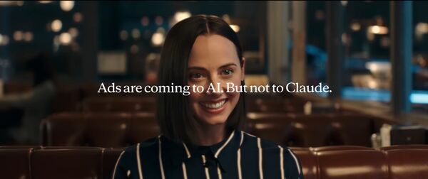 ▲▼OpenAI 執行長批 Anthropic 超級盃廣告不實。（圖／YT@anthropic-ai）