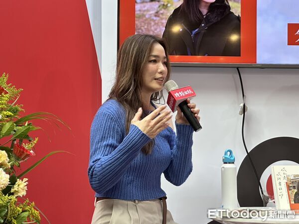 詹詠然書展分享職業網球選手的訓練與辛酸故事