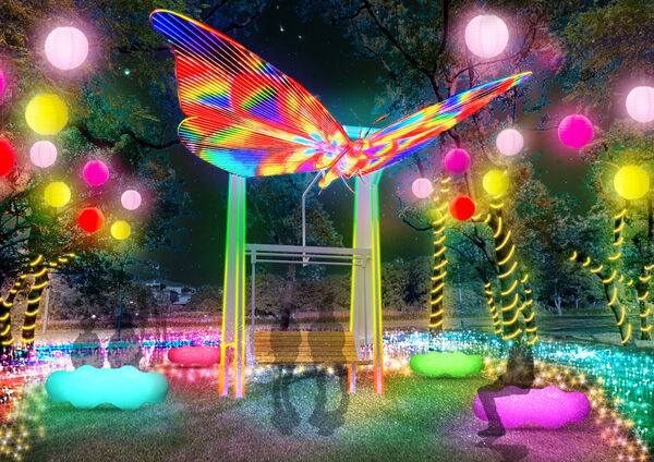 ▲2026桃園燈會將於2月25日至3月8日在虎頭山創新園區、南崁溪水岸及三民運動公園登場。（示意圖／桃園市觀旅局提供）