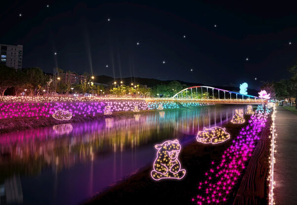 ▲2026桃園燈會將於2月25日至3月8日在虎頭山創新園區、南崁溪水岸及三民運動公園登場。（示意圖／桃園市觀旅局提供）
