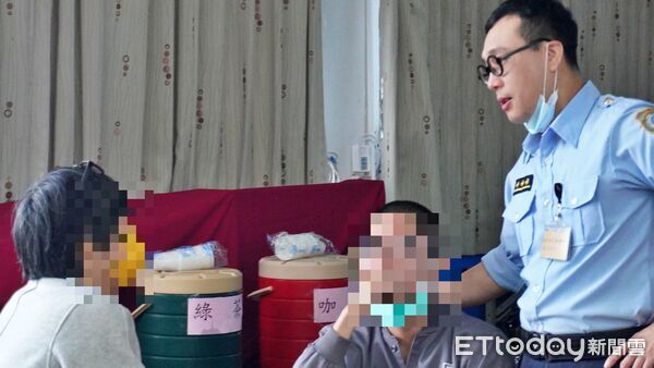 ▲基隆看守所春節前夕面對面懇親。（圖／記者郭世賢翻攝）