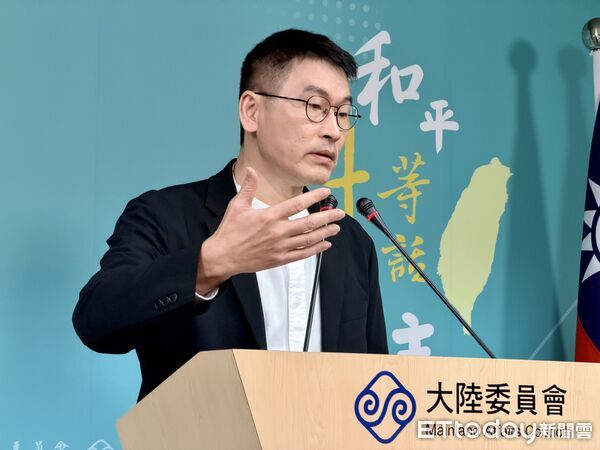 ▲▼陸委會副主委、發言人梁文傑。（圖／記者蔡紹堅攝）