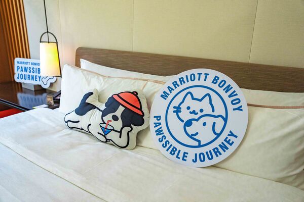 ▲桃園大溪笠復威斯汀度假酒店打造北部飯店首座狗狗專屬戶外空間「威斯汀毛孩樂園」。（圖／業者提供）