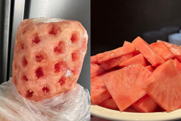 ▲粉色鳳梨。（圖／翻攝自微博）