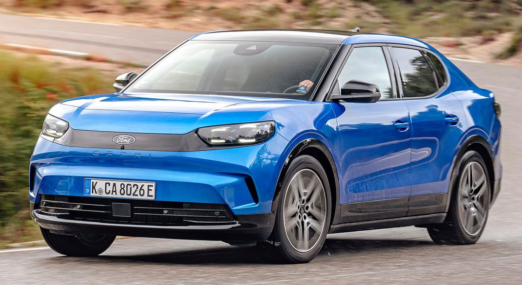 ▲福特新年式Capri電動跑旅歐洲西班牙上架。（圖／翻攝自福特）