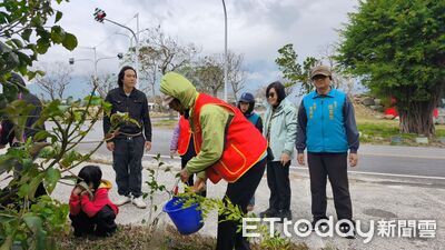 林保署台東分署攜手志工池上植樹　打造鳥語花香健康綠色防護網