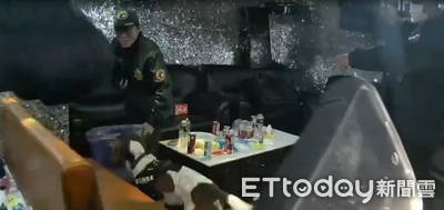 鐵皮屋變毒窟！永康警夜襲非法越式KTV　12名移工全數落網