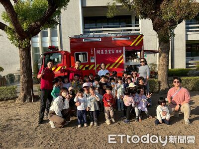 寒流來襲別大意！　南消公園消防分隊進校園教幼童防火避難