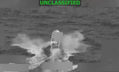 美軍又開轟畫面曝光　炸運毒船2死