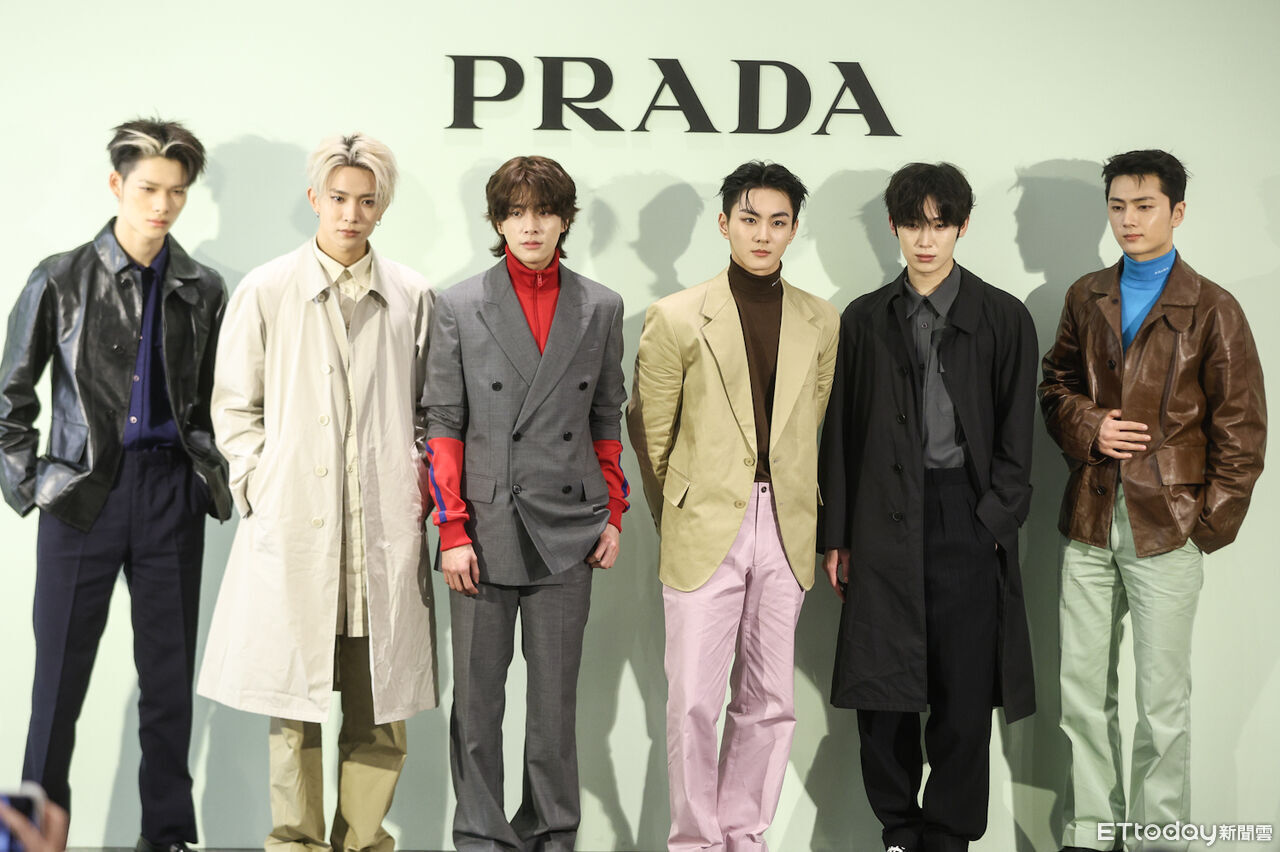 ENHYPEN六人組空降微風南山Prada開幕粉絲狂朝聖