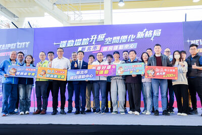 新北運動中心場館全面升級　侯友宜邀春節運動迎新年