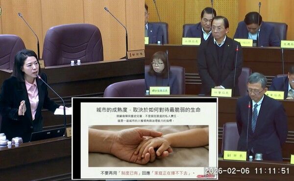 ▲市議員張碩芳揭長照資源不足，特兒家庭照護難題。（圖／張碩芳服務處提供）