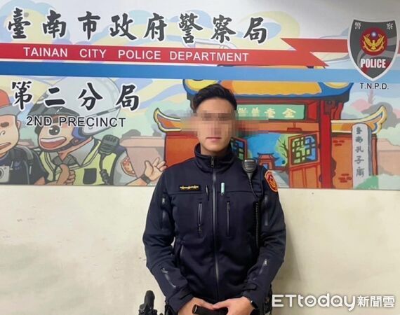 ▲▼             「警界彭于晏」台南警二分局黃姓員警涉用公權力包庇心儀女子、洩漏個資。（圖／民眾提供）