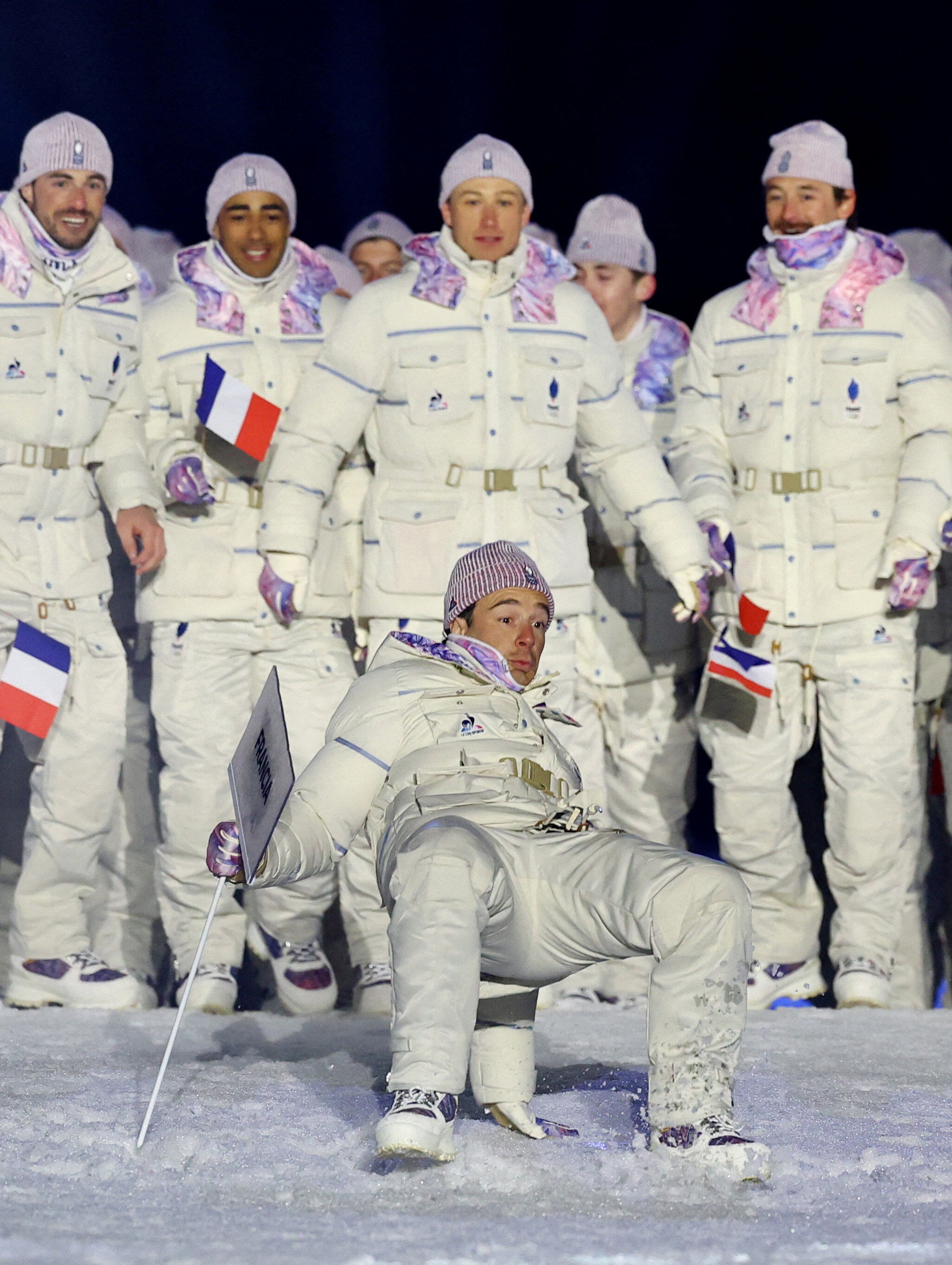 ▲▼ 米蘭冬奧開幕時尚            。（圖／路透社）