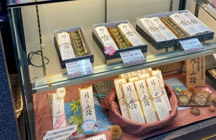 ▲▼日本石川縣和菓子老店「松葉屋」自爆，招牌羊羹曾在國際線機場安檢時，被誤認為是塑膠炸彈C4。（圖／翻攝自X／@matsubaya1852）