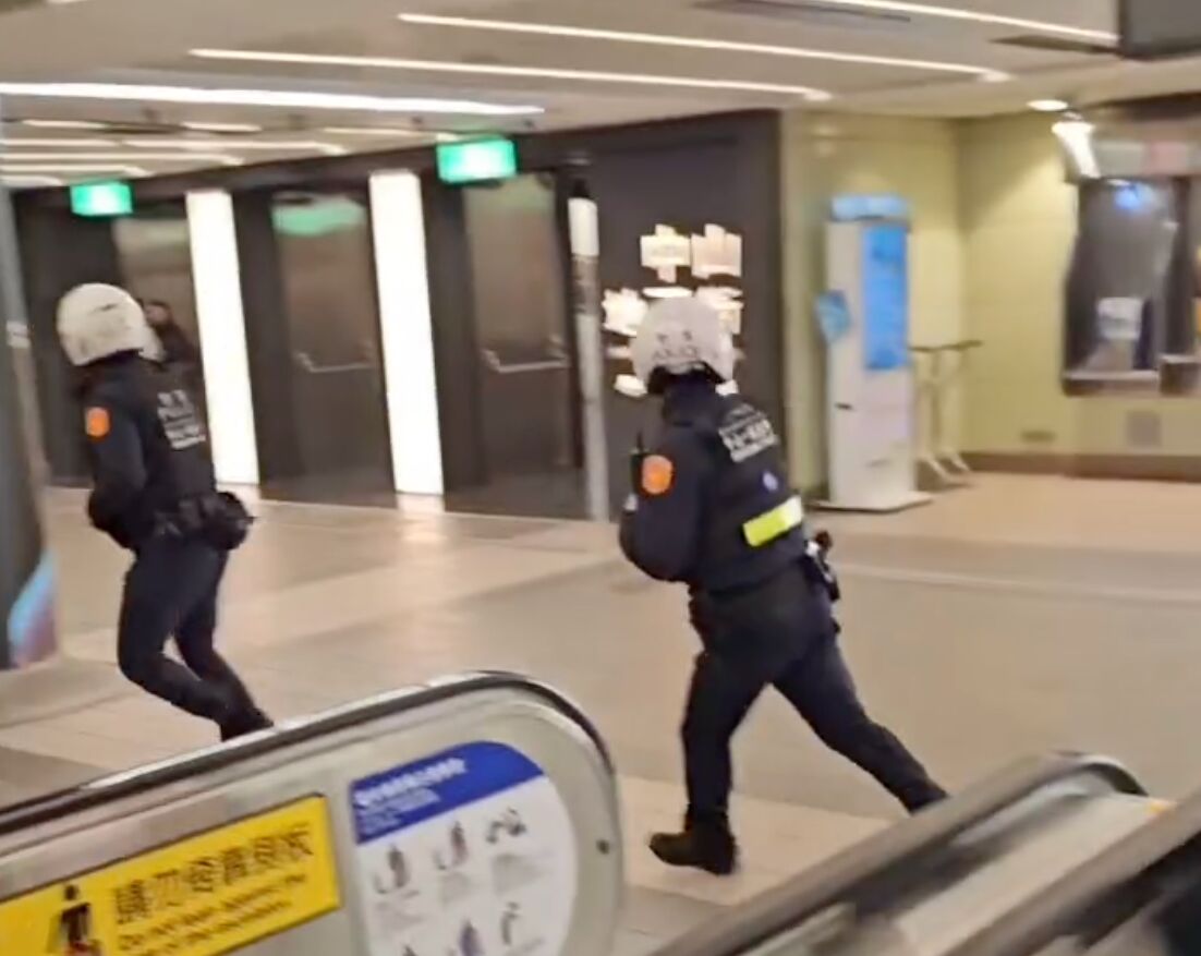 ▲北捷中山站深夜驚魂。（圖／Threads網友san_mu_film_shop授權提供，請勿隨意翻拍以免侵權）