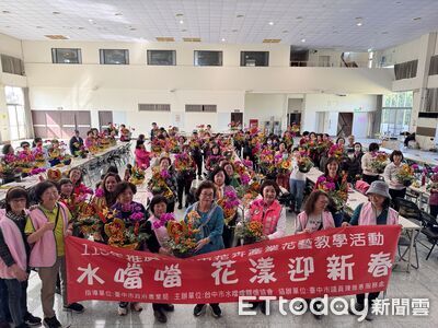 蘭花飄香迎好年　水噹噹協會辦盆栽活動熱鬧滾滾