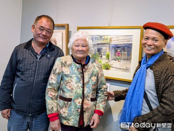 ▲▼    百老繪～松竹長青鹿草寫生會作品成果展溫暖登場  。（圖／鹿草鄉公所提供）