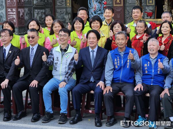 ▲總統賴清德赴南投縣為民進黨縣長參選人溫世政造勢。（圖／記者高堂堯攝）