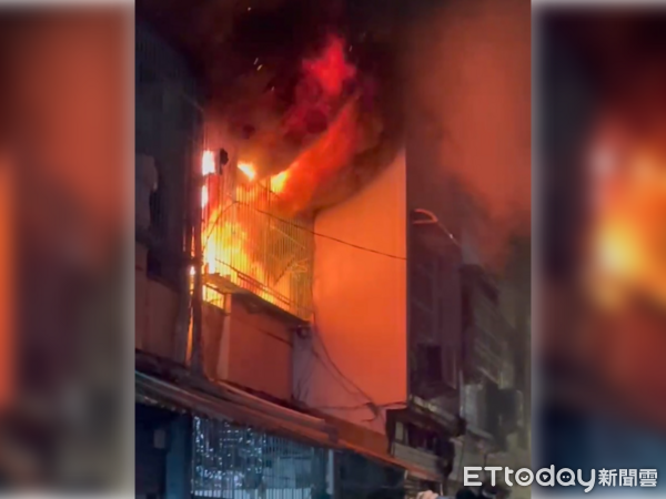 ▲▼高雄鳳山凌晨民宅火警，1人受困不幸罹難。（圖／記者吳奕靖翻攝）